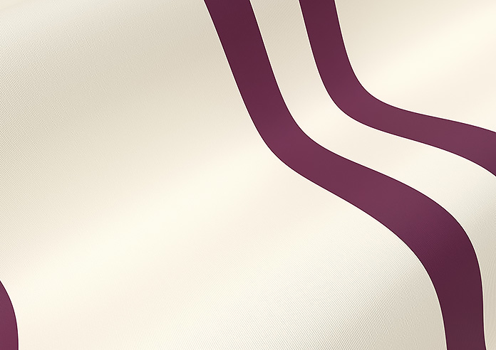 Winnies Stripe, Mulberry - Twist&Fit Roller Blind - Image 4